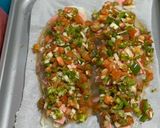 A picture of step 2 of White Fish Fillet with Salsa and Cheese.