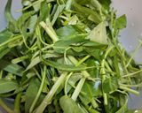 Foto langkah ke 1 dari resep 361. Tumis Kangkung Tempe Semangit.