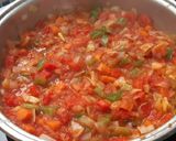 Foto del paso 5 de la receta Garbanzos con bacalao fresco y toque picante
