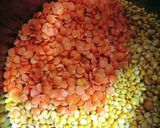A picture of step 1 of Mix Vegs Dalkhichidi.