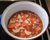 Babgulyás nokedlivel Ancsyka módon recept fázis 6 fotója