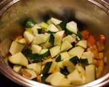 Foto del paso 2 de la receta Pastel de verduras con boletus en microondas