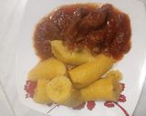 A picture of step 1 of Boiled plantain.
