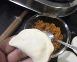 A picture of step 8 of Veg Momos.