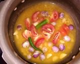 A picture of step 1 of Rava Idly and Udupi Sambhar.