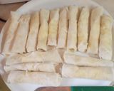 Φωτογραφία βήματος 6 της συνταγής Spring rolls με Λαχανικά και Κοτόπουλο στο Φούρνο!