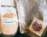 Hình bước làm 1 của món #eatclean - Sữa hạnh nhân yến mạch