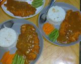 Foto langkah ke 6 dari resep Chicken Katsu with Blackpepper Sauce.