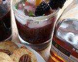 A picture of step 2 of Blackberry Bourbon Smash.