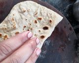A picture of step 2 of Roti ki churi.