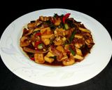 Foto langkah ke 7 dari resep Cumi Saus Teriyaki.