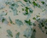 A picture of step 4 of Palak Parantha.