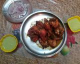A picture of step 2 of Chicken tandoori.