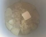 A picture of step 3 of Instant Pot Salmon with Garlic Potatoes and Broccoli.