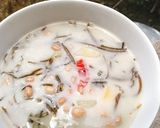 Hình bước làm 4 của món Chè bà ba (chè thưng)