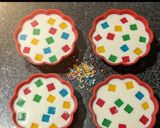 A picture of step 11 of Colourful Thandai Jello Pudding.