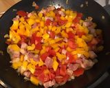 Une image de l'étape 17 de Gratin de légumes multicolores au lard, emmental et persil.