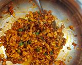 A picture of step 2 of Green chilli,raw turmeric and ginger pickle.