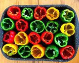 A picture of step 2 of Stuffed Peppers.