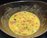 A picture of step 3 of Besan Chilla.