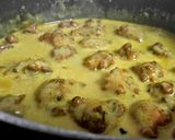 A picture of step 6 of Punjabi dish Pakora karhi.
