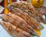 A picture of step 3 of Mackerel Fillet on a Fragrant Vegetable Pillow.