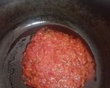 A picture of step 1 of Vegetabled, Jollof spaghetti and crispy fried chicken.