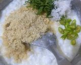 A picture of step 4 of Curd sabudana.
