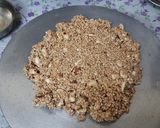 A picture of step 6 of Seasome seeds (till) peanuts jaggery chikki(till gud chikki).