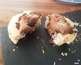 Une image de l'étape 6 de Nid de pâques en meringue et mousse au chocolat.