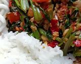 Foto langkah ke 3 dari resep Tumis sambal tempe kangkung.