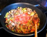 Foto del paso 7 de la receta: Mollejas en salsa de hortalizas con guarnición de arroz