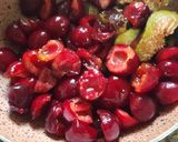 Une image de l'étape 2 de Confiture de cerises et Figues sans sucre.
