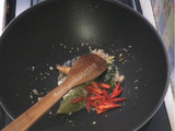 Tumis Cumi Asin dan Otak-Otak (serba iris)