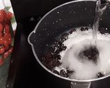 A picture of step 1 of Cranberry cream chesse chocolate dessert.