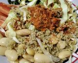 Foto del paso 5 de la receta: Ensalada vegana superpoderosa -quinoa, alubias y vegetales- 🥙:)