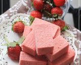 Foto langkah ke 15 dari resep Ogura Cake Strawberry Yoghurt Cottony Cake with Fresh Strawberry.
