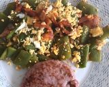 Foto del paso 4 de la receta: Judías verdes salteadas con bacon y huevo