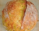 Foto langkah ke 18 dari resep Kunyit Jinten Hitam Italian Herbs Cheese Sourdough Bread.