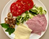 Une image de l'étape 1 de Croque Monsieur salade verte 🥗.