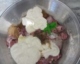 A picture of step 3 of Beef Malai Boti.