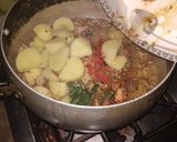 A picture of step 5 of Aloo began.