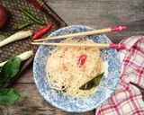 Gambar langkah 8 resipi Bihun Goreng Tomyam Senang.