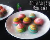 Thousand Layer Moon Cake langkah memasak 20 foto