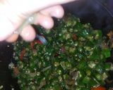 A picture of step 6 of Masala Bhindi.