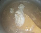 A picture of step 3 of Chicken yakhni pulao.