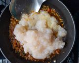 A picture of step 3 of Shalgam ka saag/ Turnip saag.