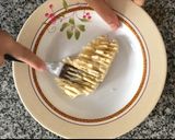 Foto del paso 1 de la receta: Pancake de banana y avena al microondas con arándanos light