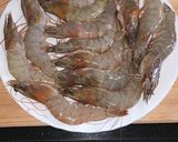 A picture of step 1 of Jumbo Prawn Masala.