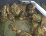 A picture of step 3 of Chicken Cafreal.